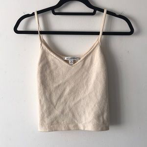 ST. John - Heavy Knit Beige Tank Top